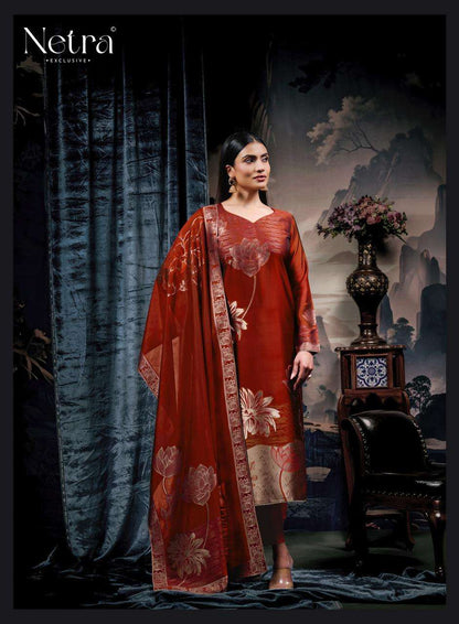 Navya Vol 2 Netra Woven Silk Pant Style Suits Manufacturer