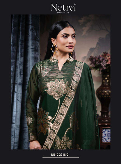 Navya Vol 2 Netra Woven Silk Pant Style Suits Manufacturer