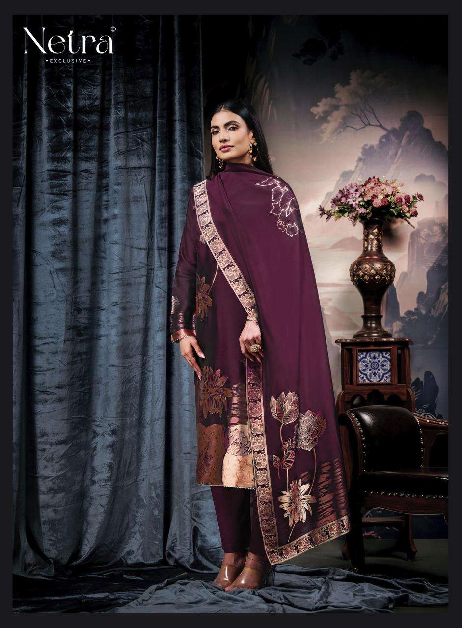 Navya Vol 2 Netra Woven Silk Pant Style Suits Manufacturer