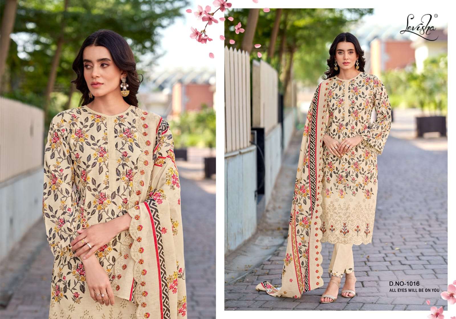 Nawazish Levisha Lawn Cotton Karachi Salwar Suits Manufacturer