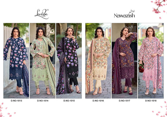 Nawazish Levisha Lawn Cotton Karachi Salwar Suits Manufacturer