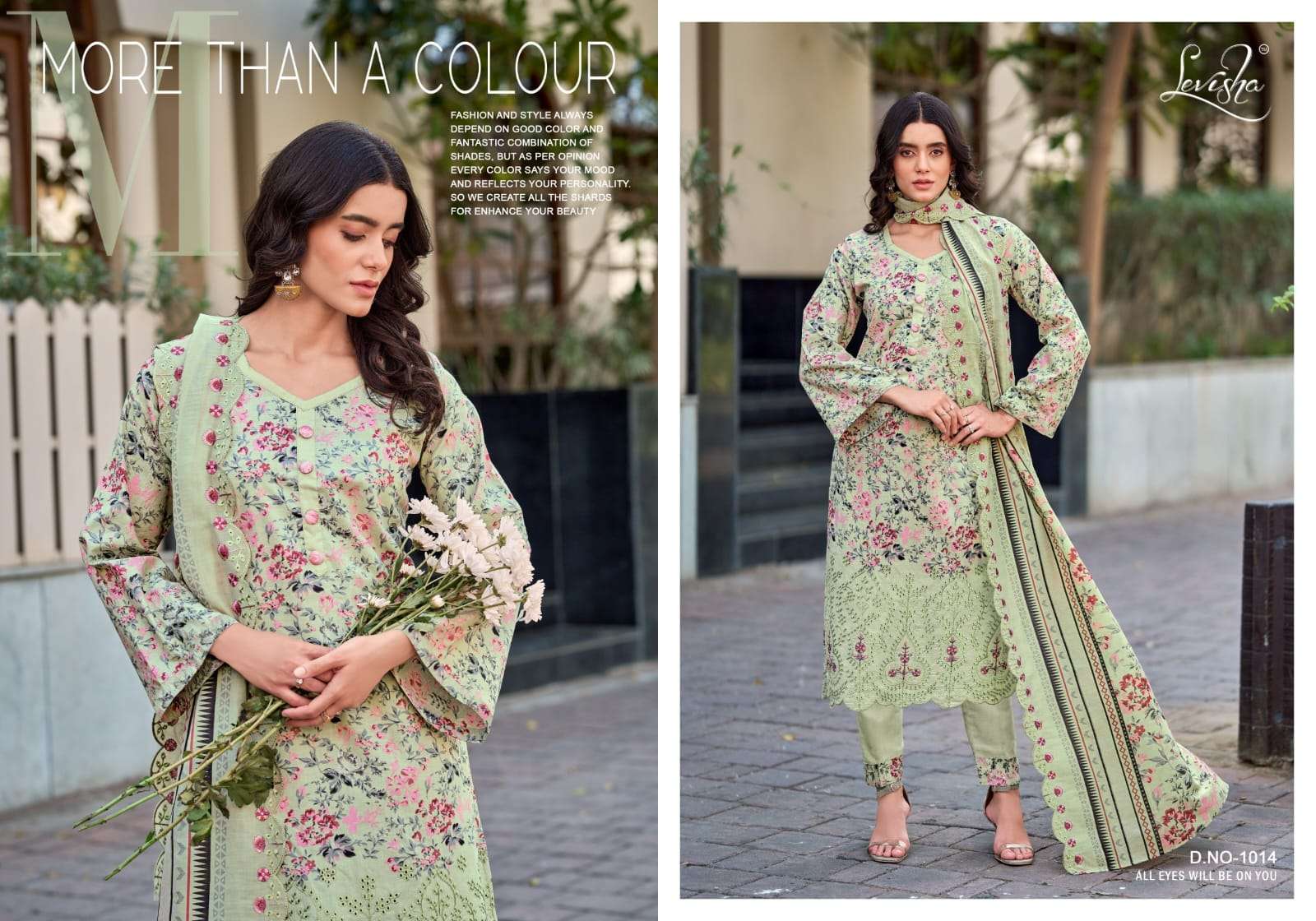 Nawazish Levisha Lawn Cotton Karachi Salwar Suits Manufacturer