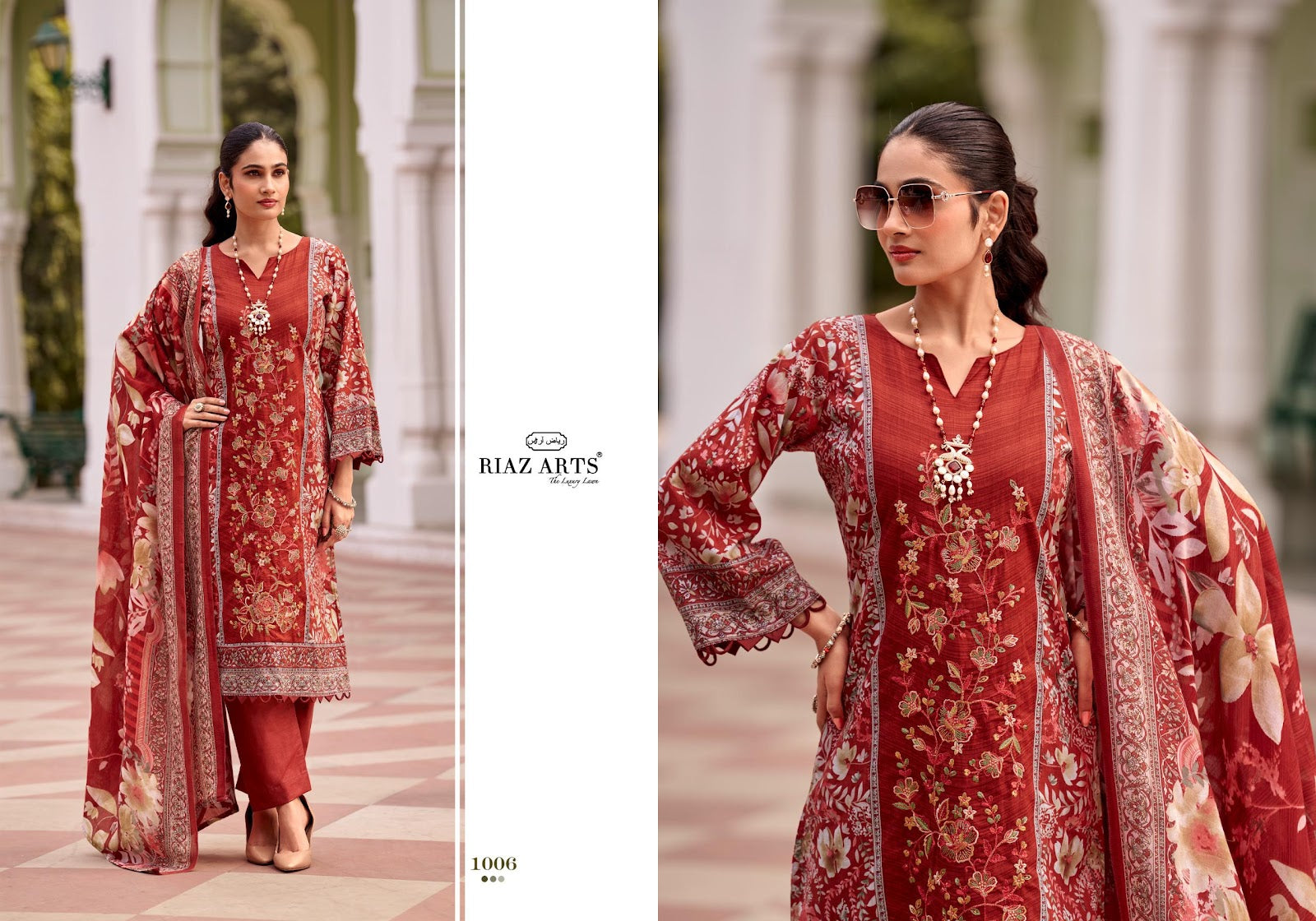 Nawazish Riaz Art Cotton Cambric Karachi Salwar Suits Supplier