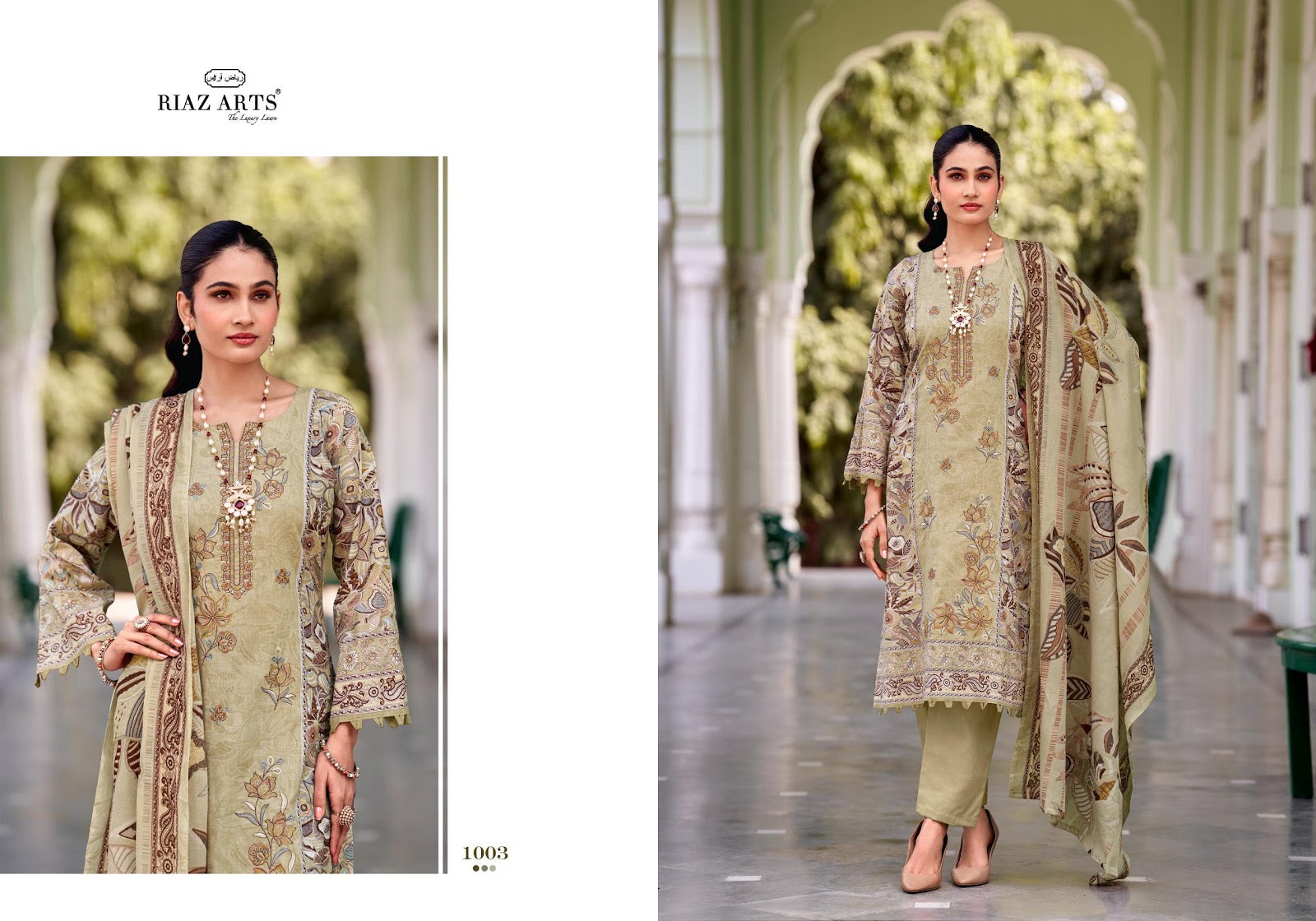 Nawazish Riaz Art Cotton Cambric Karachi Salwar Suits Supplier