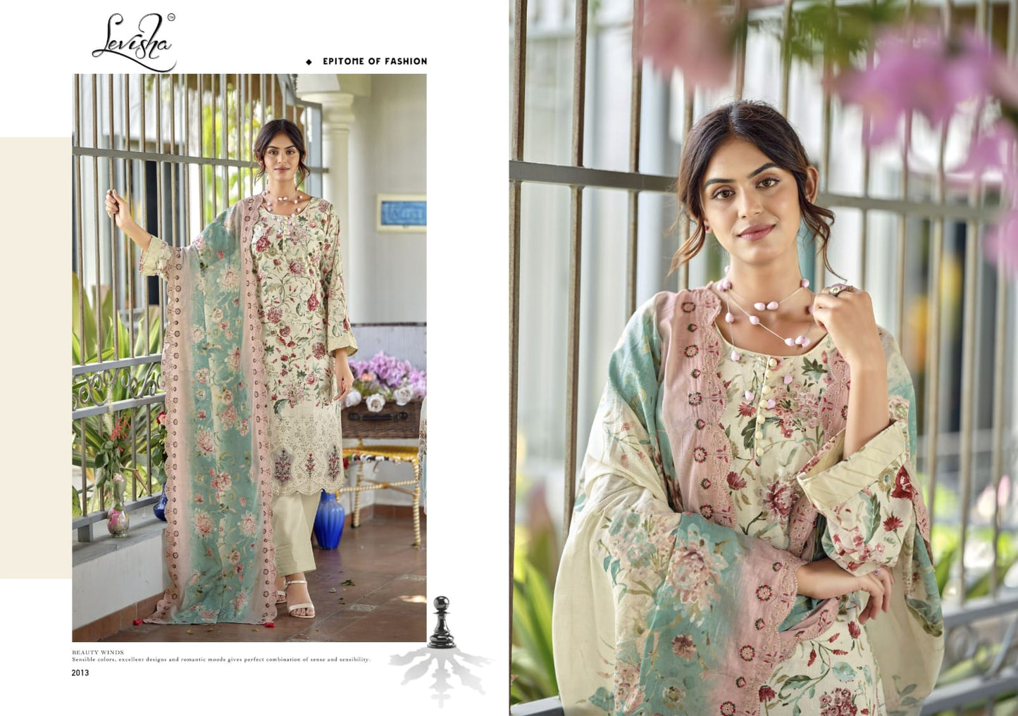 Nawazish Vol 2 Levisha Lawn Cotton Karachi Salwar Suits Wholesaler Gujarat