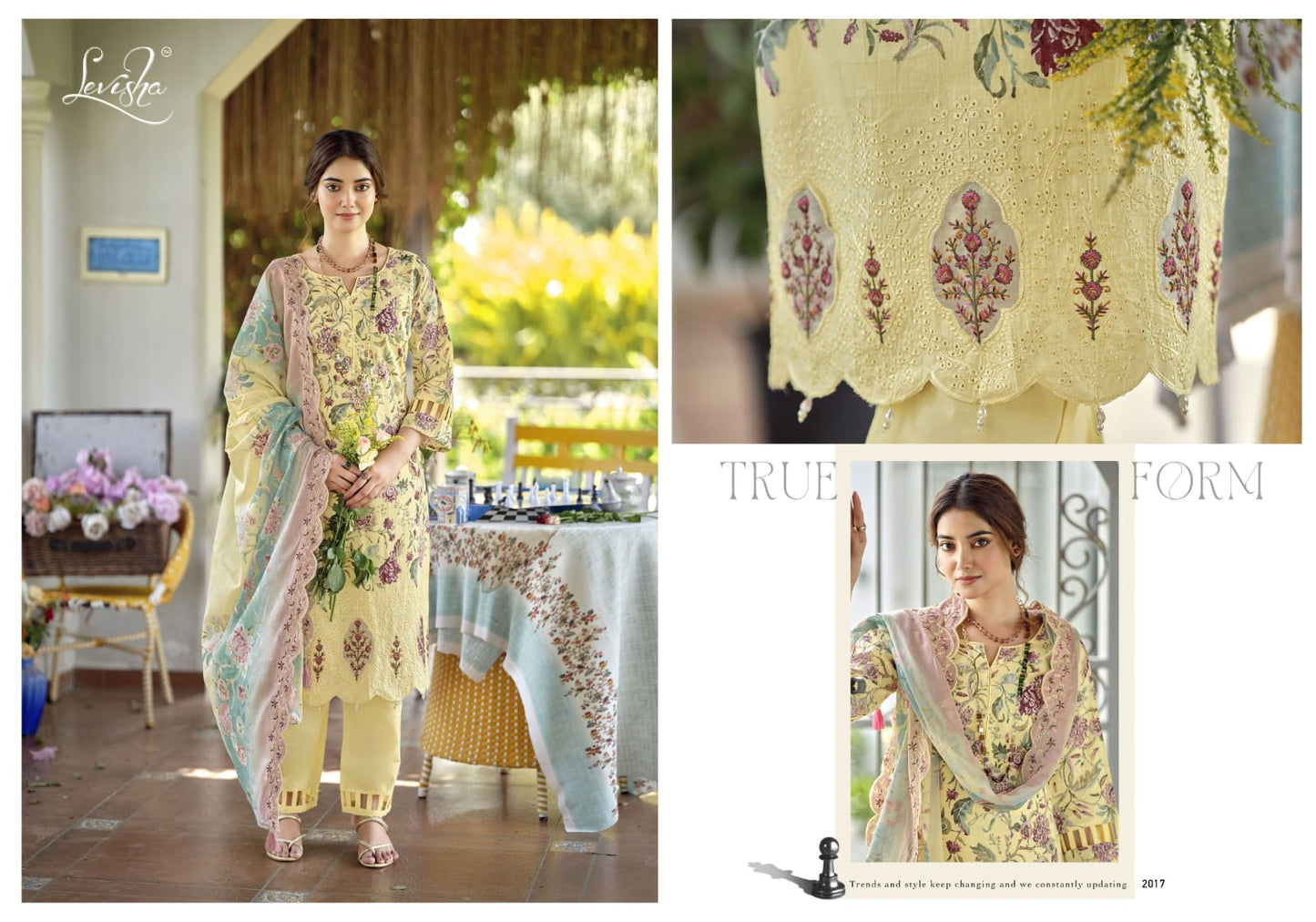 Nawazish Vol 2 Levisha Lawn Cotton Karachi Salwar Suits Wholesaler Gujarat