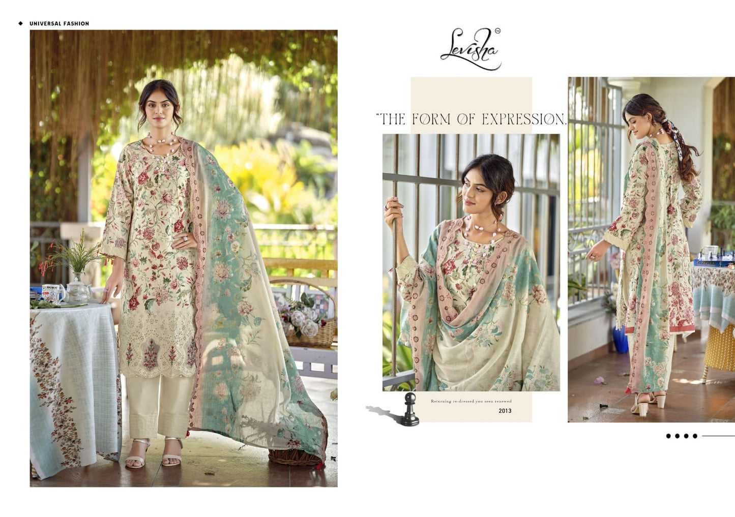 Nawazish Vol 2 Levisha Lawn Cotton Karachi Salwar Suits Wholesaler Gujarat