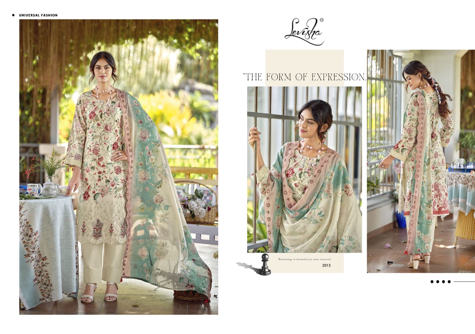 Nawazish Vol 2 Levisha Lawn Cotton Karachi Salwar Suits Wholesaler Gujarat