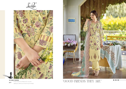 Nawazish Vol 2 Levisha Lawn Cotton Karachi Salwar Suits Wholesaler Gujarat