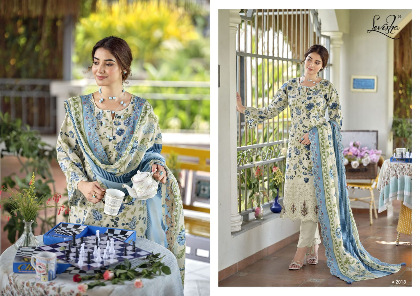 Nawazish Vol 2 Levisha Lawn Cotton Karachi Salwar Suits Wholesaler Gujarat