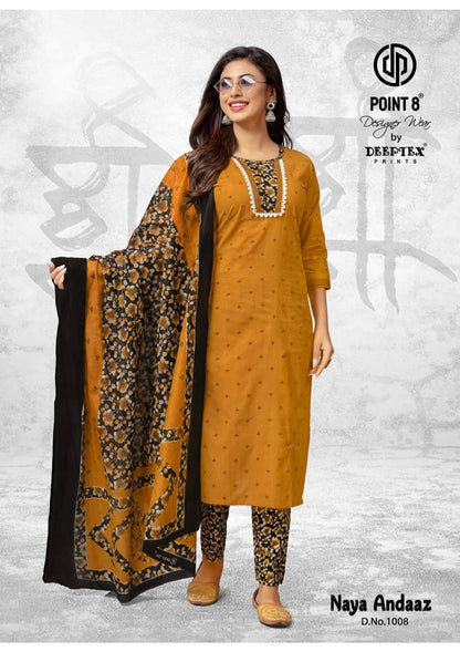 Naya Andaaz Vol 10 Deeptex Prints Readymade Cotton Pant Suits Supplier India