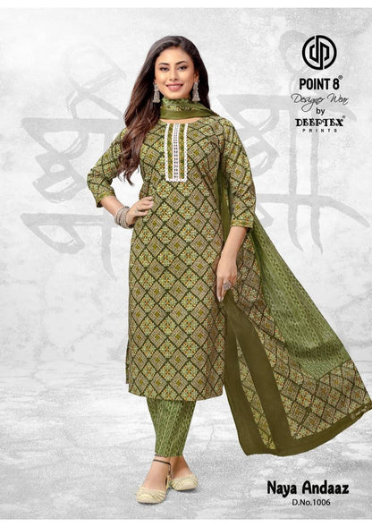 Naya Andaaz Vol 10 Deeptex Prints Readymade Cotton Pant Suits Supplier India
