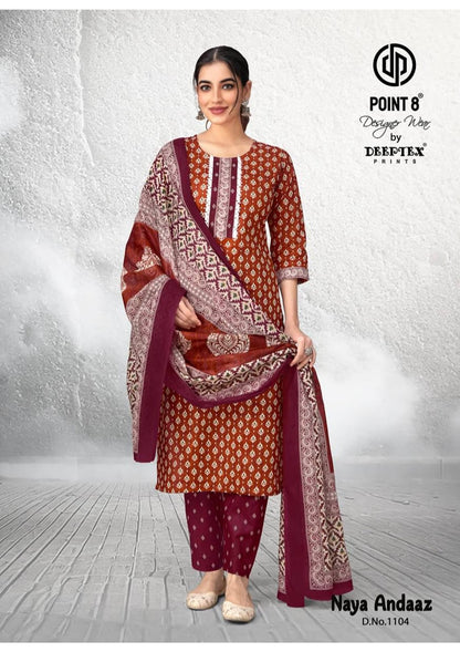 Naya Andaaz Vol 11 Deeptex Prints Readymade Cotton Pant Suits Manufacturer
