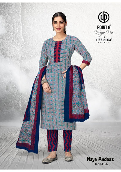 Naya Andaaz Vol 11 Deeptex Prints Readymade Cotton Pant Suits Manufacturer