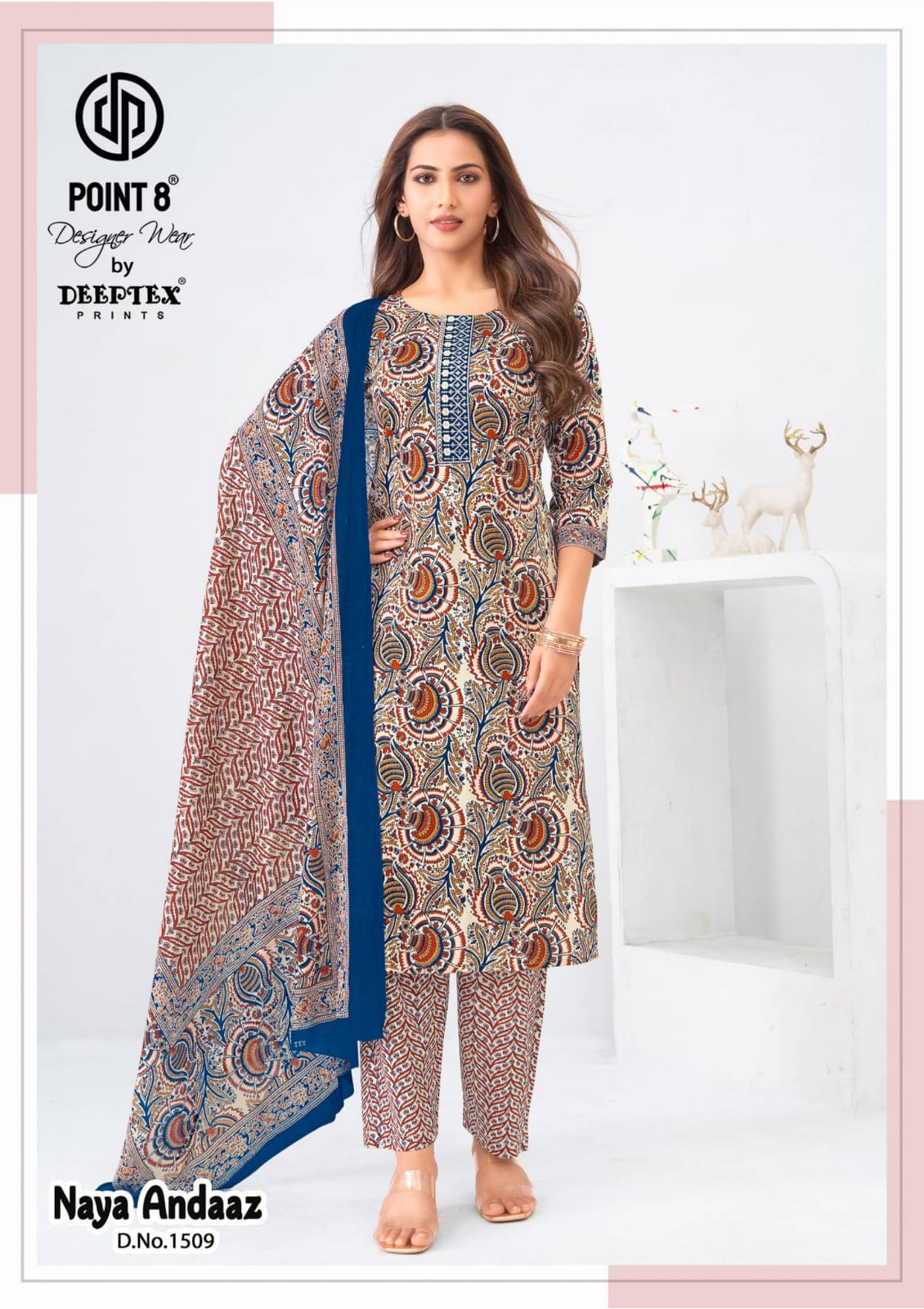 Naya Andaaz Vol 15 Deeptex Prints Readymade Cotton Pant Suits Wholesale