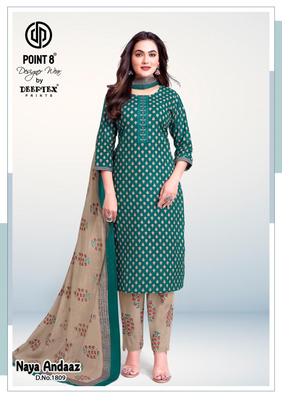 Naya Andaaz Vol 18 Deeptex Prints Readymade Cotton Pant Suits Supplier Gujarat
