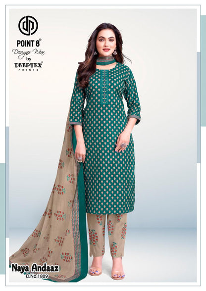 Naya Andaaz Vol 18 Deeptex Prints Readymade Cotton Pant Suits Supplier Gujarat