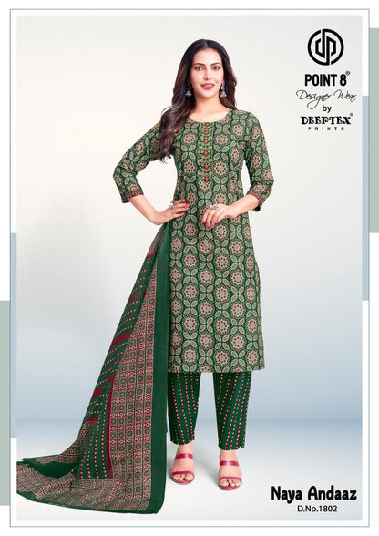 Naya Andaaz Vol 18 Deeptex Prints Readymade Cotton Pant Suits Supplier Gujarat