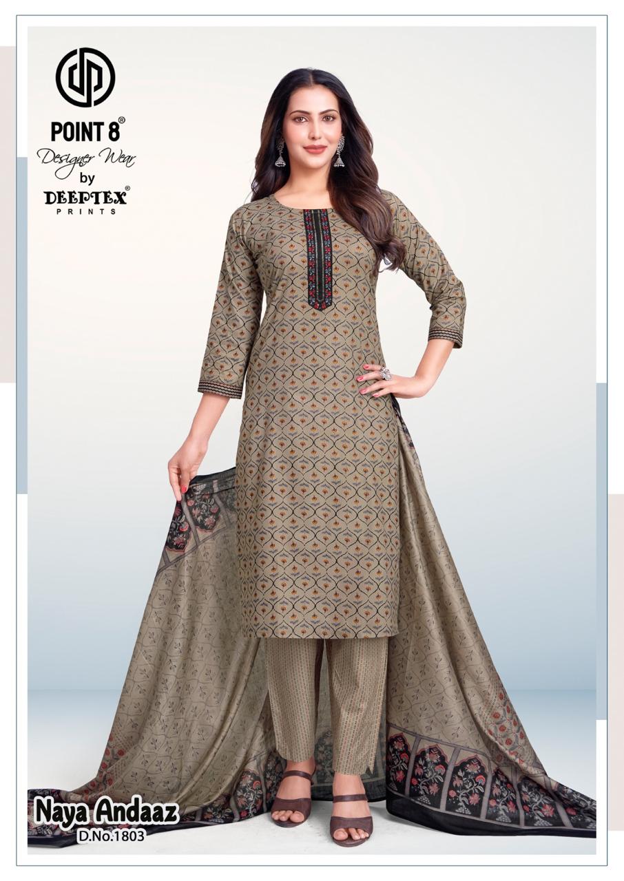 Naya Andaaz Vol 18 Deeptex Prints Readymade Cotton Pant Suits Supplier Gujarat