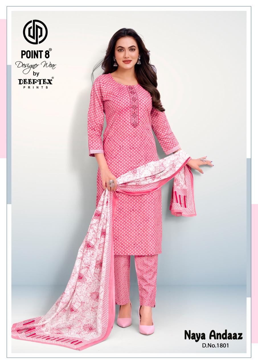 Naya Andaaz Vol 18 Deeptex Prints Readymade Cotton Pant Suits Supplier Gujarat