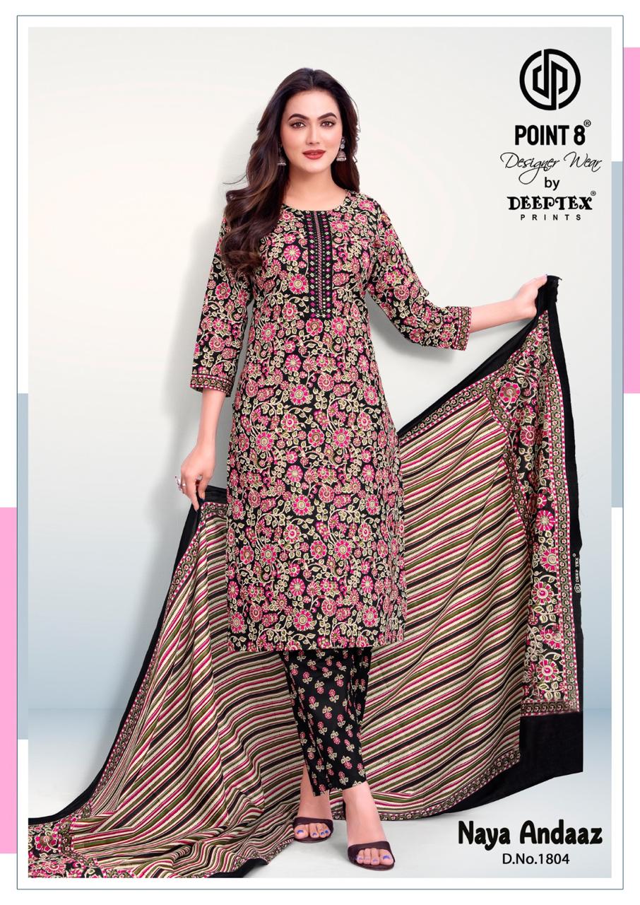 Naya Andaaz Vol 18 Deeptex Prints Readymade Cotton Pant Suits Supplier Gujarat
