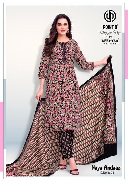 Naya Andaaz Vol 18 Deeptex Prints Readymade Cotton Pant Suits Supplier Gujarat