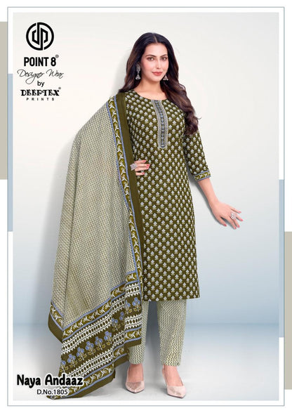 Naya Andaaz Vol 18 Deeptex Prints Readymade Cotton Pant Suits Supplier Gujarat