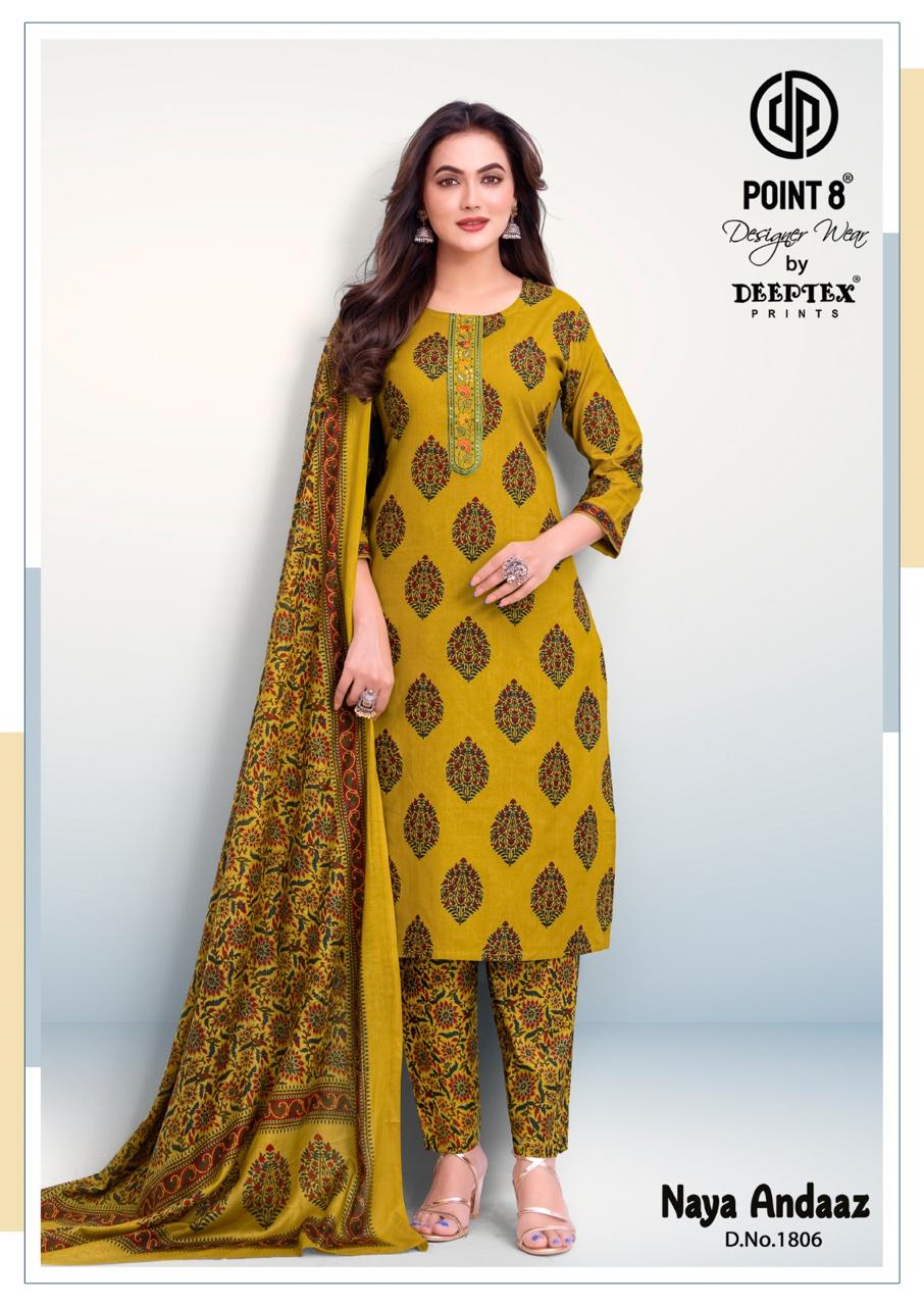 Naya Andaaz Vol 18 Deeptex Prints Readymade Cotton Pant Suits Supplier Gujarat