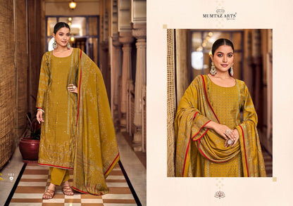 Nayaab Mannat Mumtaz Arts Viscose Muslin Karachi Salwar Suits Manufacturer