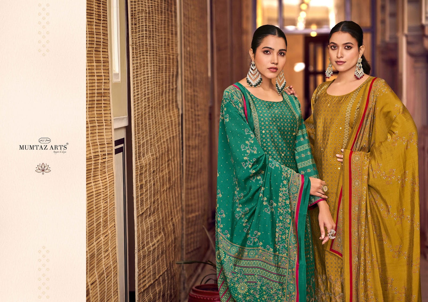 Nayaab Mannat Mumtaz Arts Viscose Muslin Karachi Salwar Suits Manufacturer