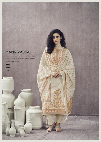 Nayaab Mannrasiya Cambric Cotton Pant Style Suits Wholesale