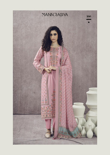 Nayaab Mannrasiya Cambric Cotton Pant Style Suits Wholesale