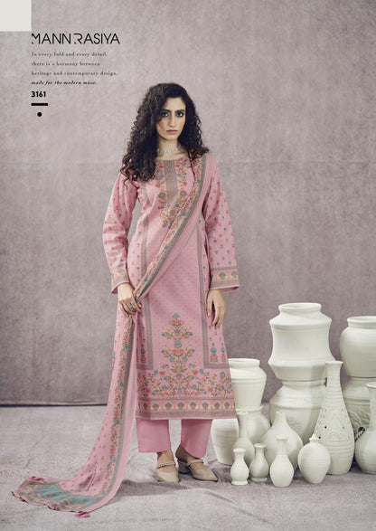 Nayaab Mannrasiya Cambric Cotton Pant Style Suits Wholesale