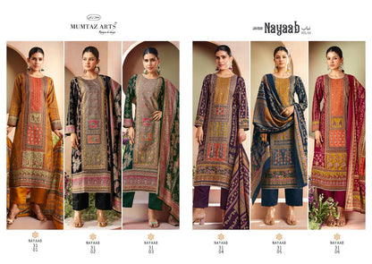 Nayaab Vol 4 Mumtaz Arts Viscose Muslin Karachi Salwar Suits Wholesaler Ahmedabad
