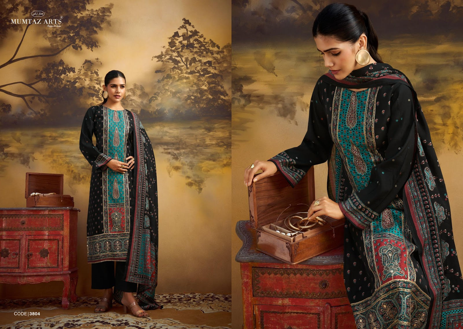 Nayaab Vol 5 Mumtaz Arts Pure Viscose Muslin Karachi Salwar Suits Supplier Ahmedabad