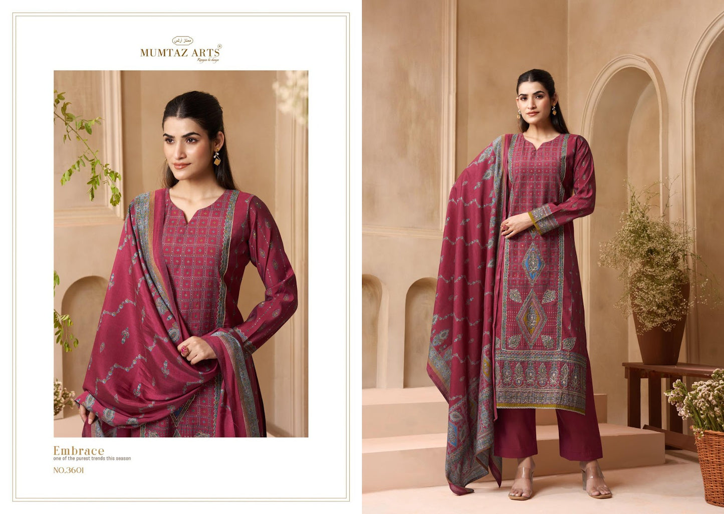 Nayaab Vol 6 Mumtaz Arts Viscose Muslin Karachi Salwar Suits Wholesale Price