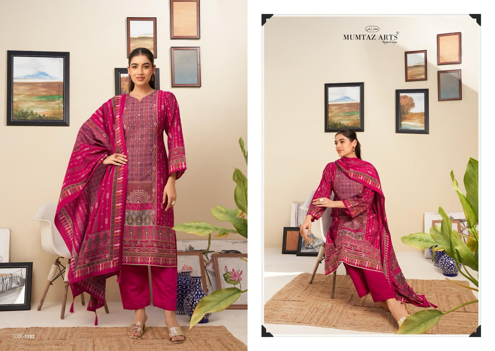 Nayaab Vol 7 Mumtaz Arts Viscose Muslin Karachi Salwar Suits Wholesaler Ahmedabad
