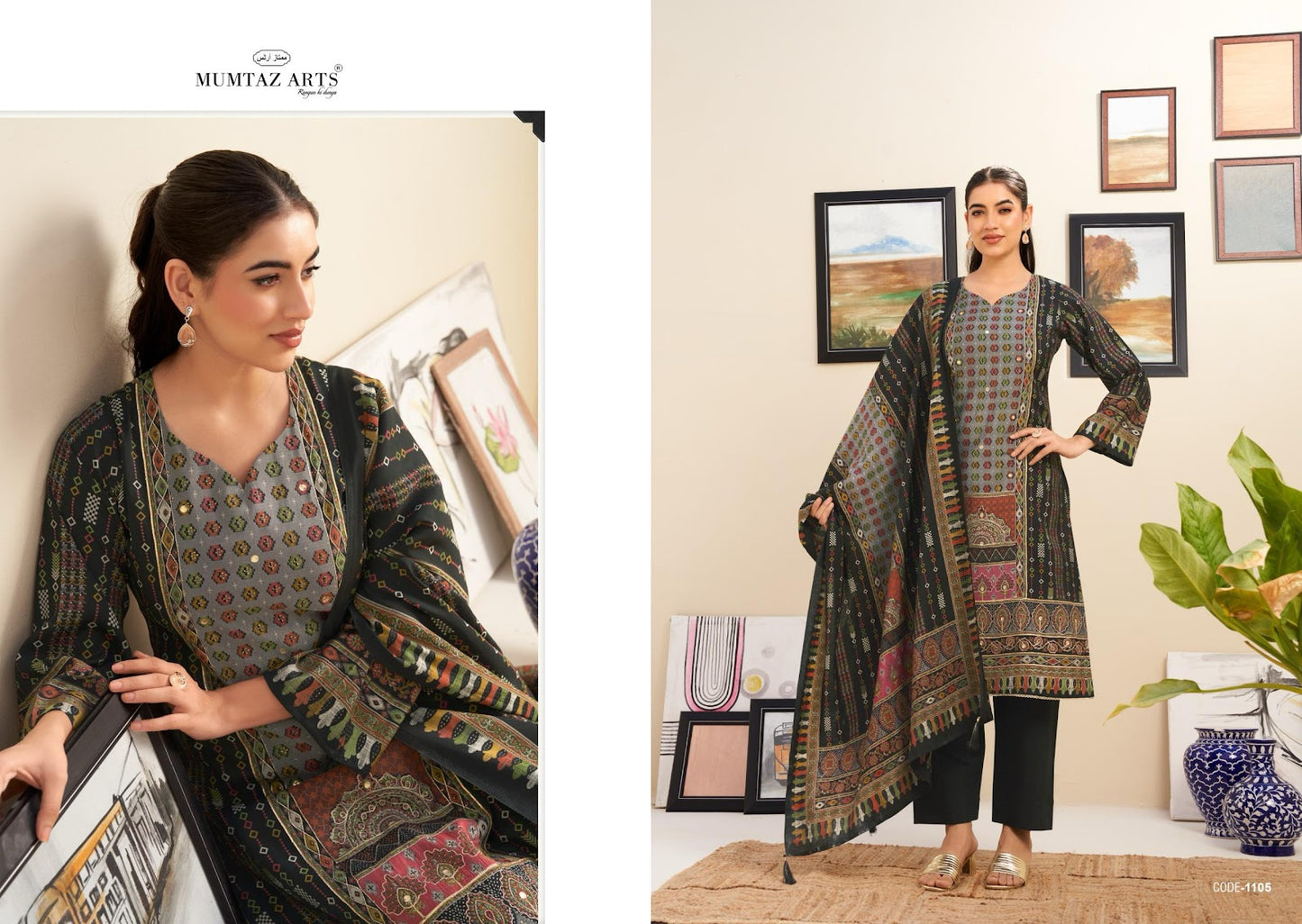 Nayaab Vol 7 Mumtaz Arts Viscose Muslin Karachi Salwar Suits Wholesaler Ahmedabad