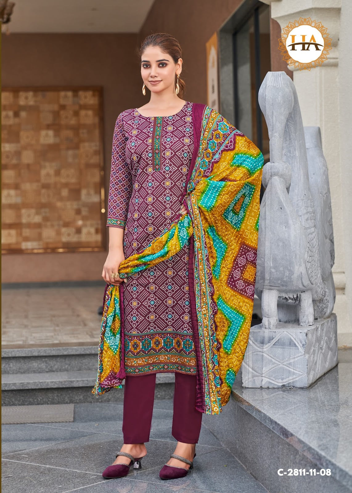 Nayan Edition 7 Harshit Fashion Pure Zam Pant Style Suits Manufacturer Gujarat