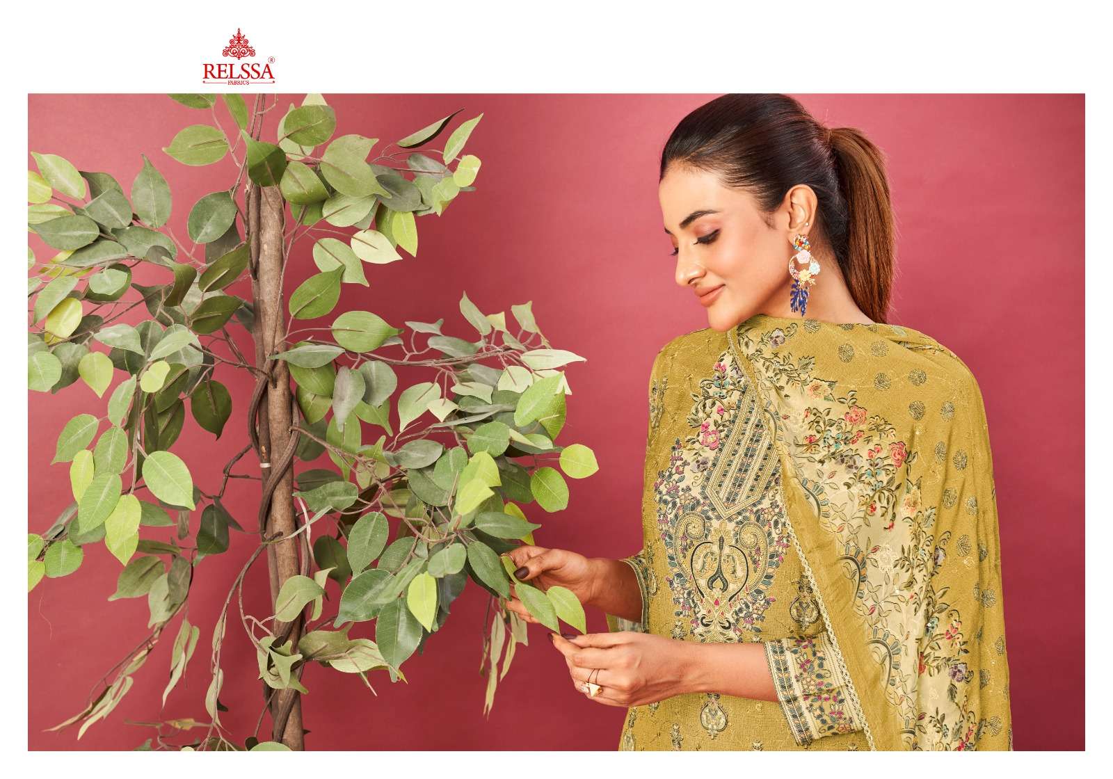 Nayantara Vol 3 Relssa Fabrics Pant Style Suits Wholesale Price