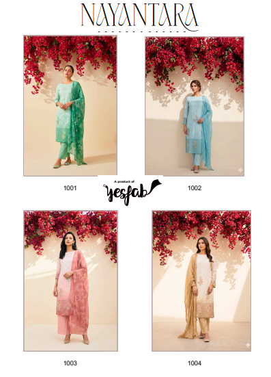 Nayantara Yesfab Lawn Pakistani Salwar Suits Exporter India