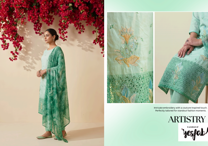 Nayantara Yesfab Lawn Pakistani Salwar Suits Exporter India