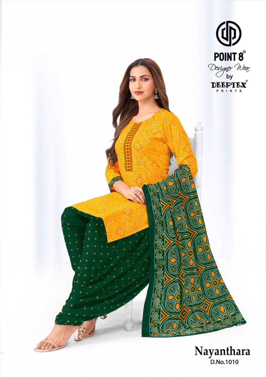 Nayanthara Vol 10 Deeptex Prints Readymade Cotton Patiyala Suits Supplier