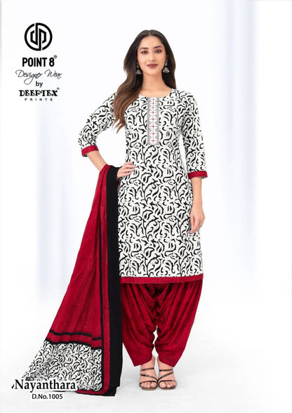 Nayanthara Vol 10 Deeptex Prints Readymade Cotton Patiyala Suits Supplier