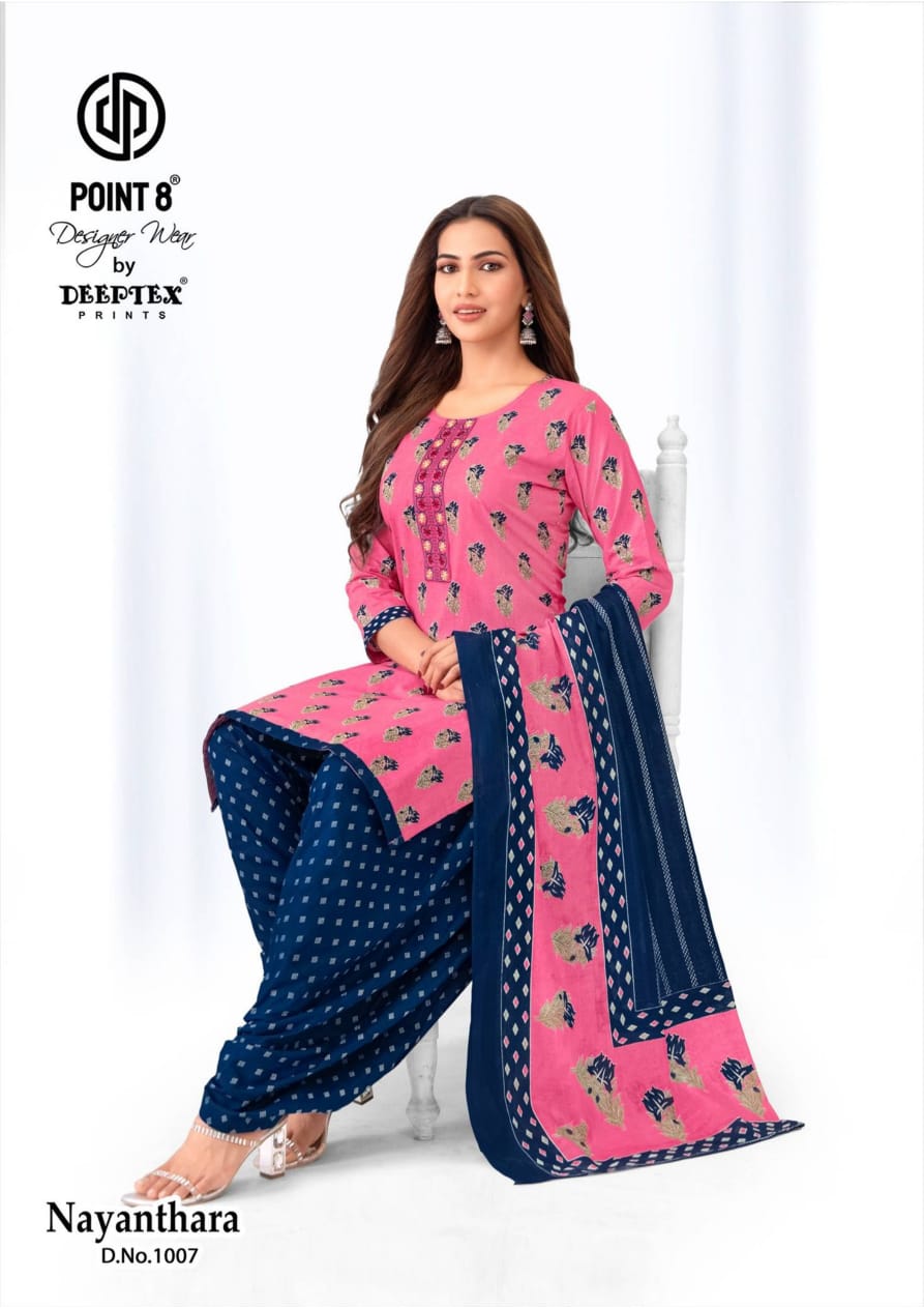 Nayanthara Vol 10 Deeptex Prints Readymade Cotton Patiyala Suits Supplier