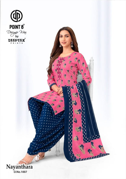 Nayanthara Vol 10 Deeptex Prints Readymade Cotton Patiyala Suits Supplier