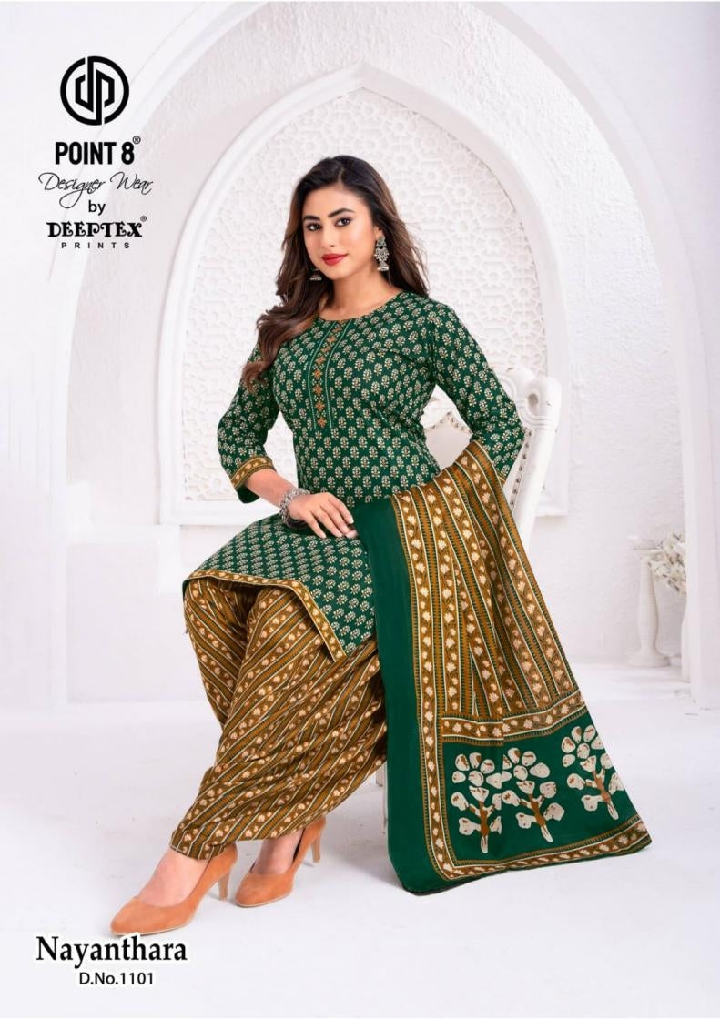 Nayanthara Vol 11 Deeptex Prints Readymade Cotton Patiyala Suits Exporter India
