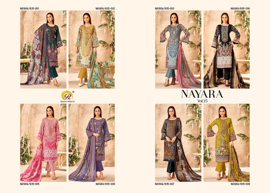 Nayara Vol 35 Rashi Prints Cambric Cotton Karachi Salwar Suits Manufacturer