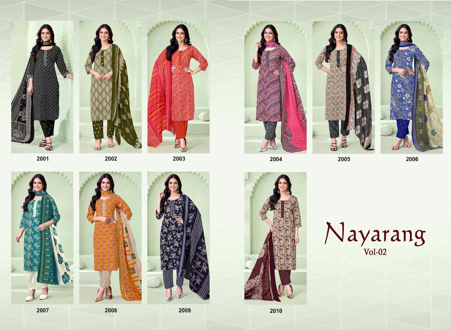 Nayarang Vol 2 Dl Cotton Dress Material Supplier India