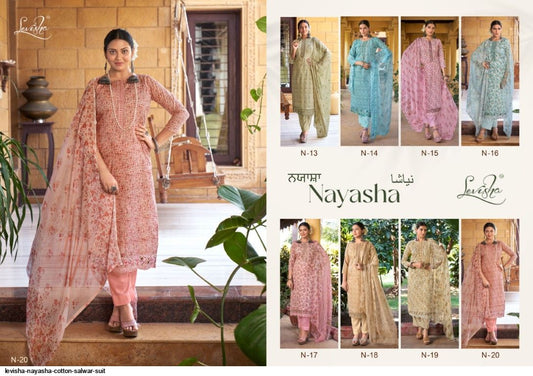 Nayasha Levisha Cambric Cotton Pant Style Suits
